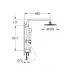 GROHE Rainshower sprchový system 210, chrom 27419000